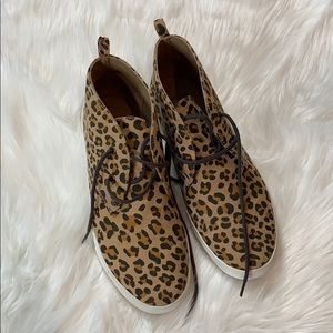 Gap Leopard High Top Sneakers